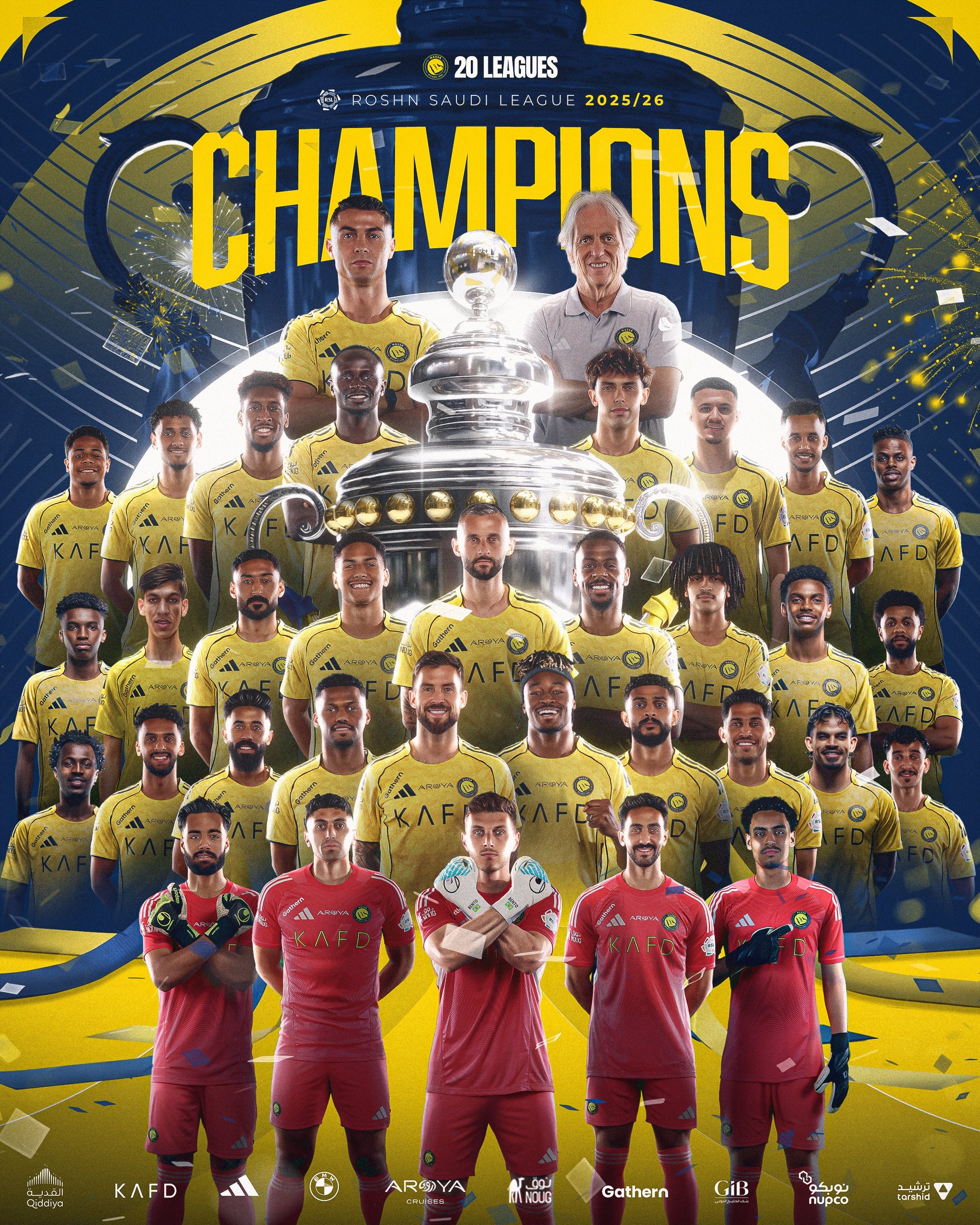 ? النصر يعتلي قمة الدوري السعودي 2025–26… ورونالدو يواصل كتابة أسطورته العالمية