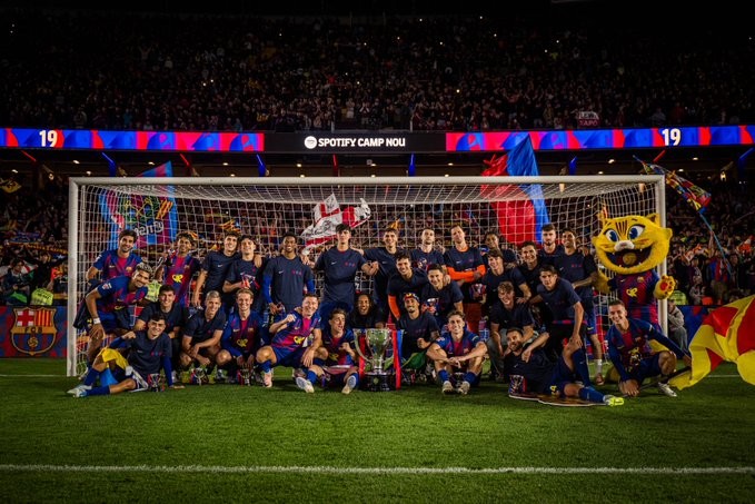 برشلونة بطلا للدوري الإسباني