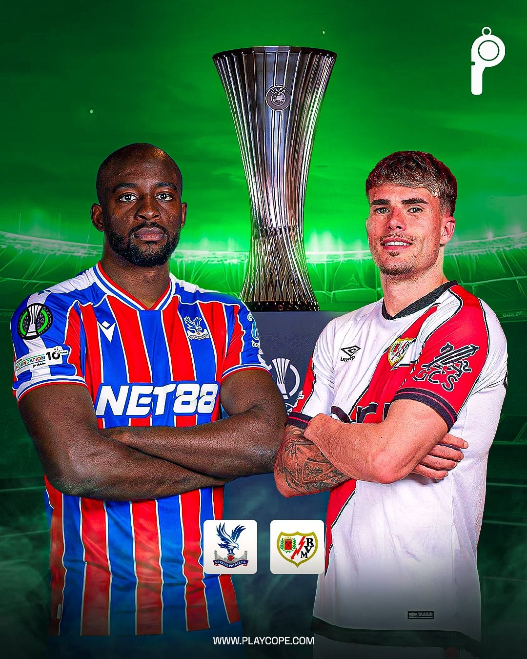 كريستال بالاس ورايو فاييكانو إلى نهائي دوري المؤتمر الأوروبيبلغ كريستال بالاس ورايو فاييكانو المباراة النهائية