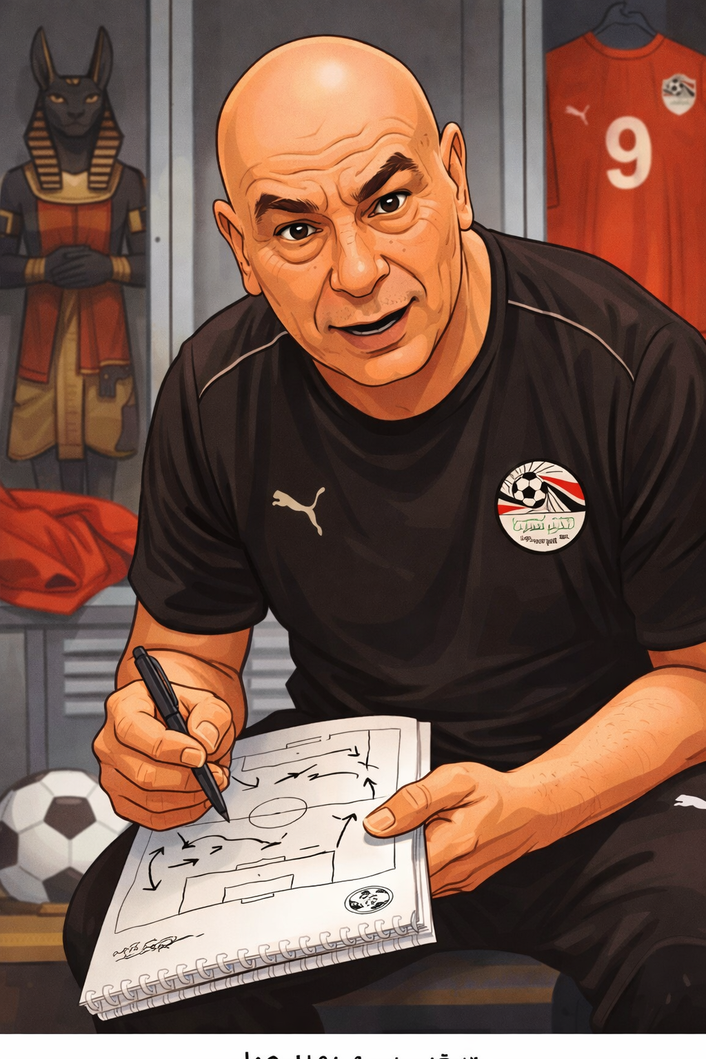 حسام حسن: نحمل أحلام ملايين المصريين إلى المونديال