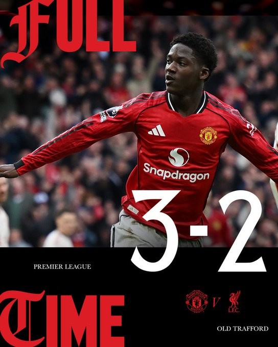 مانشستر يونايتد 3 ليفربول 2
