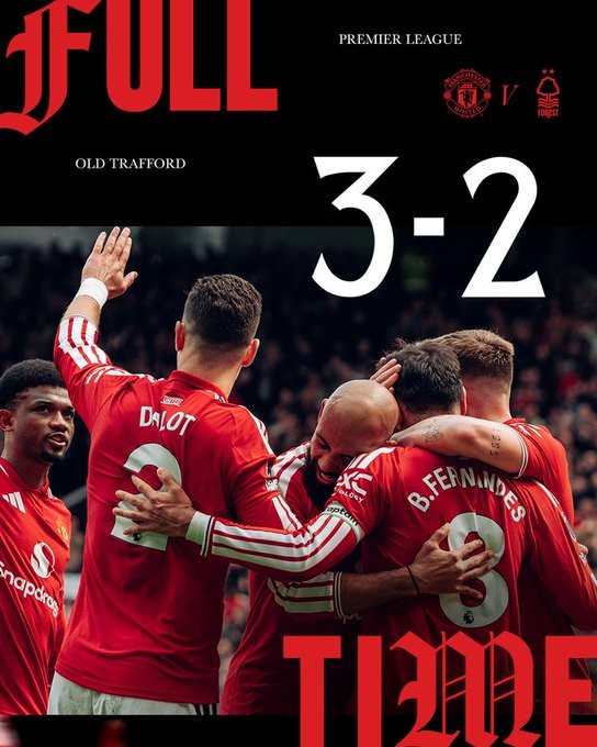 مانشستر يونايتد 3 نوتنغهام فورست 2