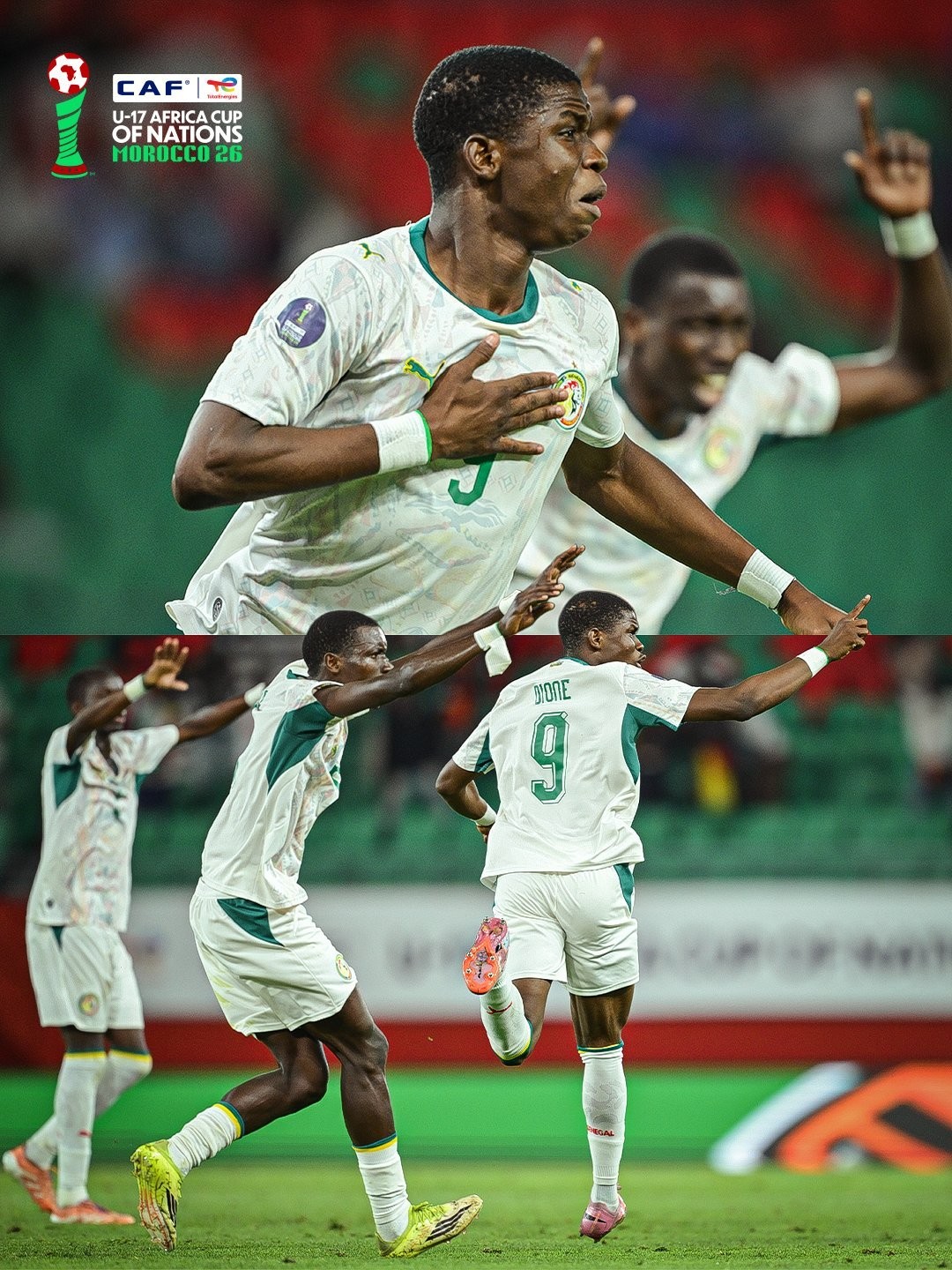 المنتخب السنغالي يتوج بلقب كأس أمم إفريقيا تحت 17 عاما بفوزه في النهائي على تنزانيا بركلات الترجيح 4 - 2