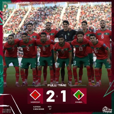 مباراة المغرب ضد زامبيا – “الأسود” تعزز صدارة المجموعة في تصفيات كأس العالم 2026
