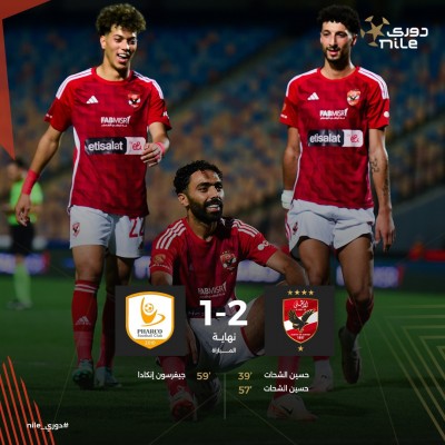 واصل الأهلي مسلسل انتصاراته بالدوري المصري بعدما حقق فوزا مثيرا على حساب ضيفه فاركو بنتيجة (2-1) .