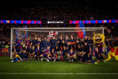  برشلونة بطلا للدوري الإسباني