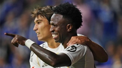 مبابي يهدي ريال مدريد فوزه الثاني