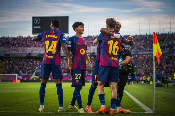 Barcelona delivered a dominant performance against Olympiacos