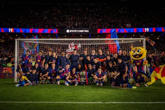Barcelona crowned La Liga champions