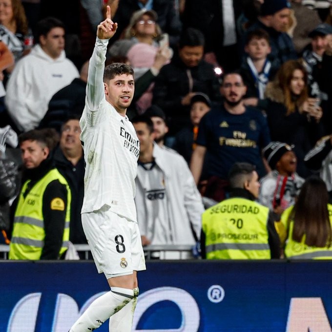  Emirates Adidas A stunning goal from Valverde gives Madrid all three points