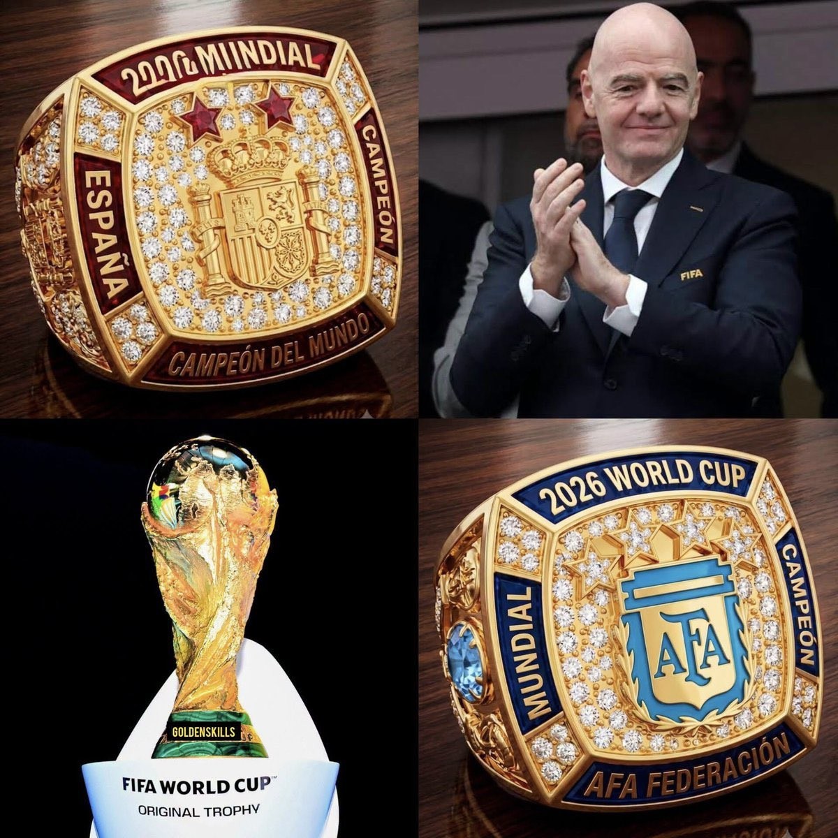 FIFA introduces American‑style championship rings for World Cup winners