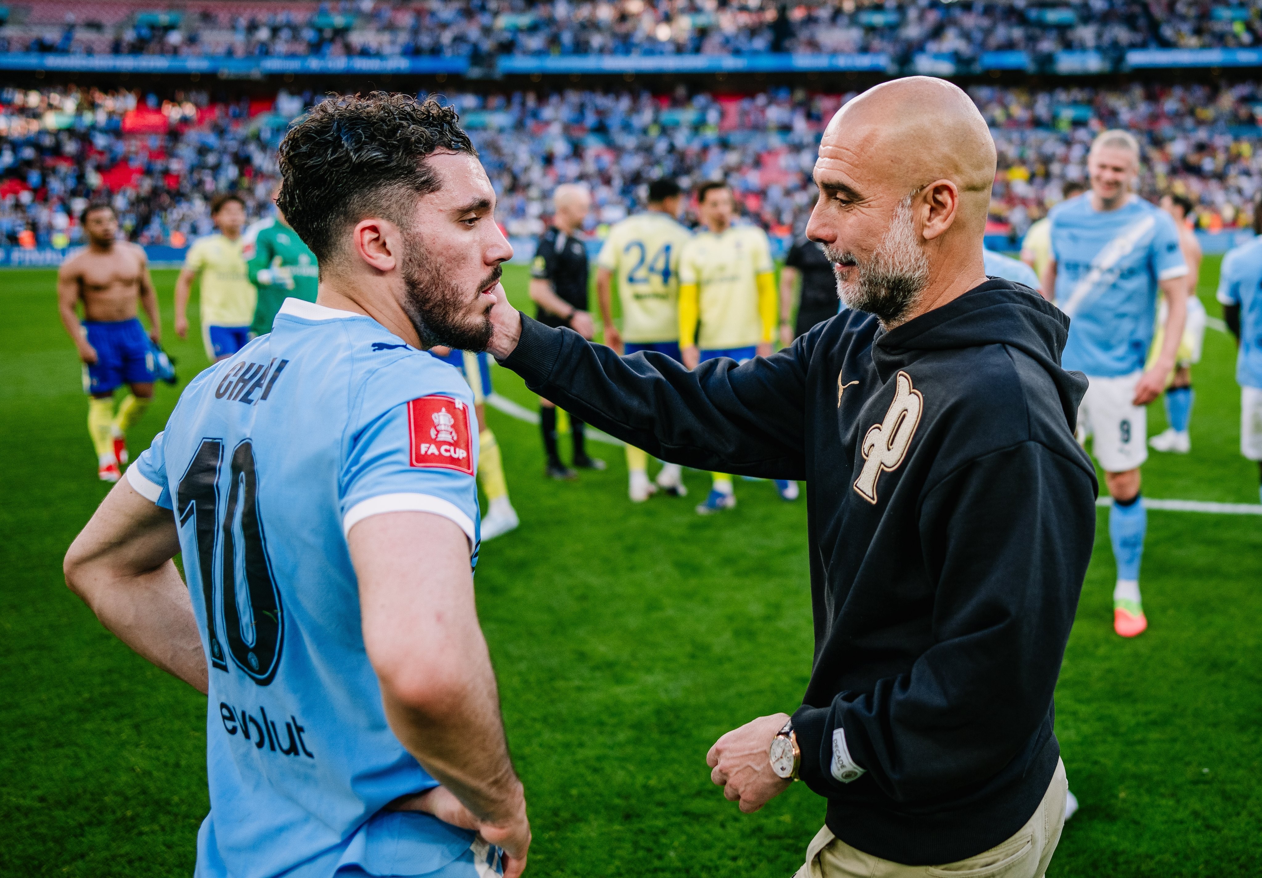 Manchester City reached the FA Cup final