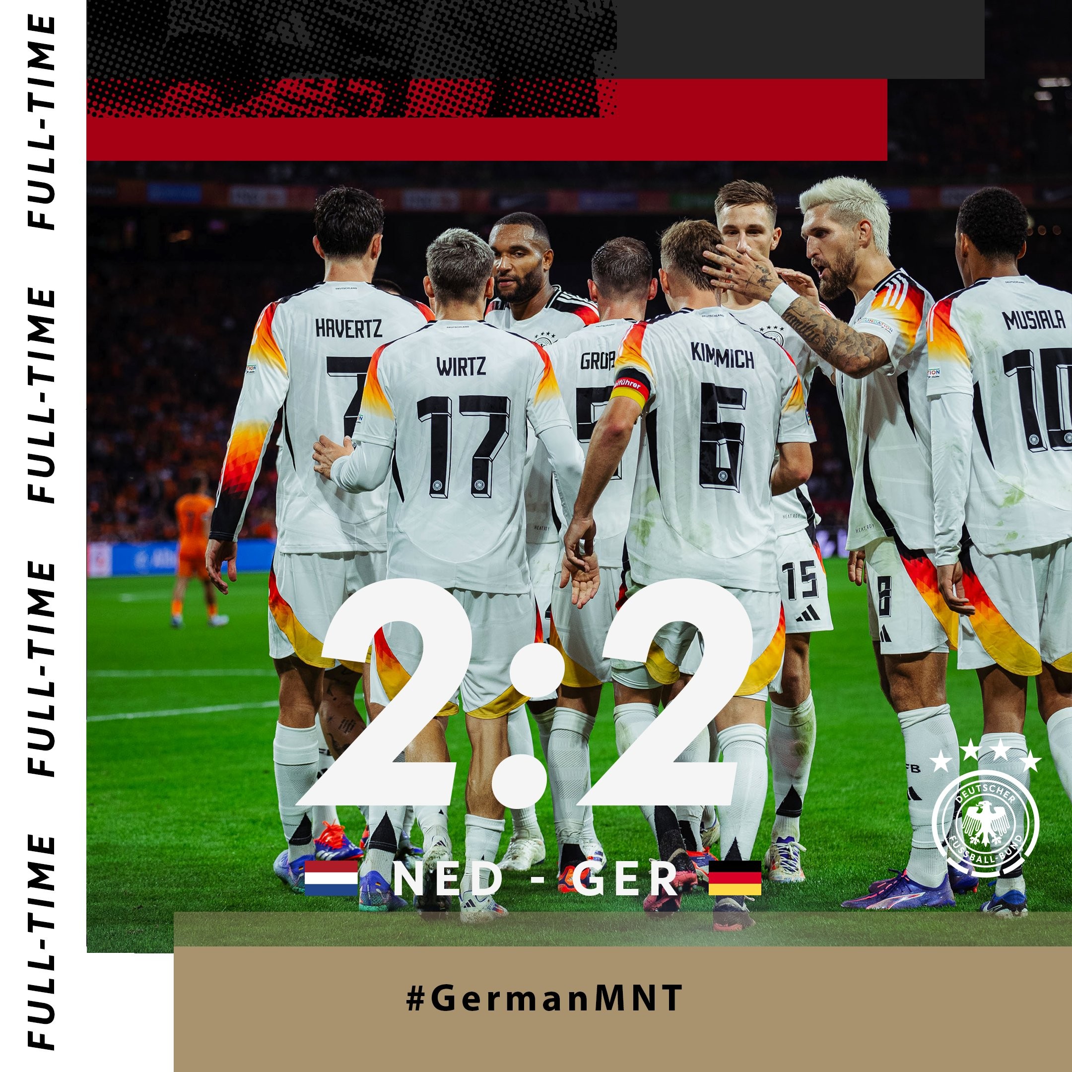 Netherlands 2-2 Germany