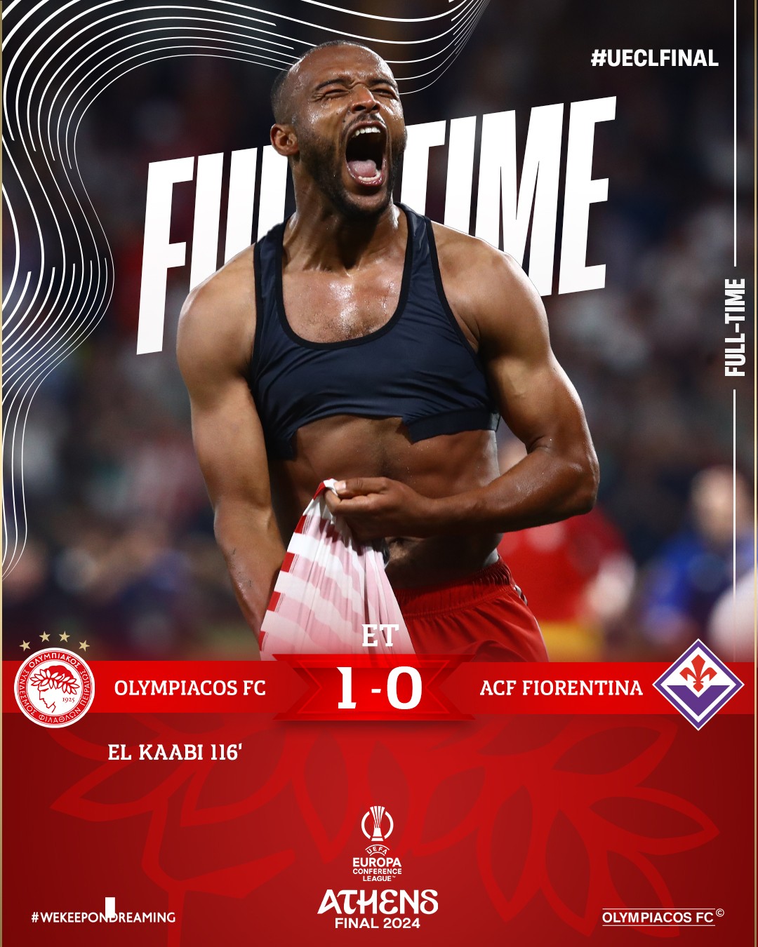 Olympiacos claim historic victory in Europa Conference League final