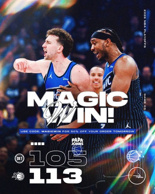 Orlando surprises the East leaders and is close to qualifying in the «PlayOff