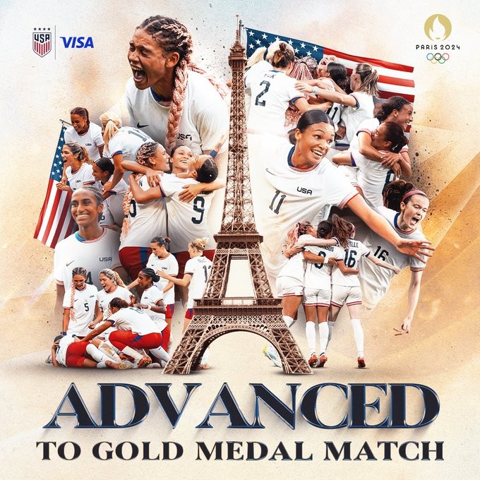 Sophia Smith’s goal sends USA to Olympic gold medal game