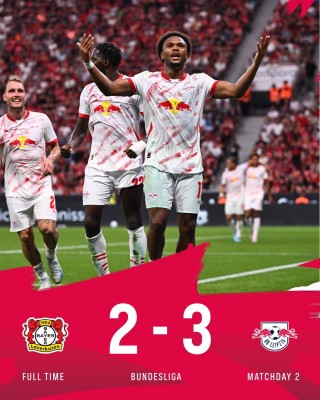  Bayer Leverkusen were forced to let go of a 35-game unbeaten