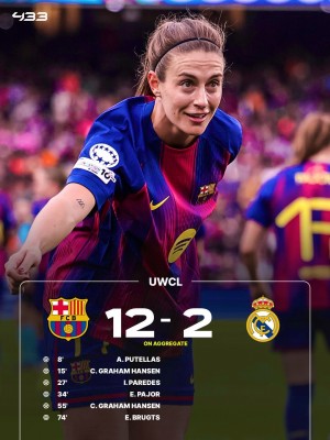 Barcelona crushes Real Madrid