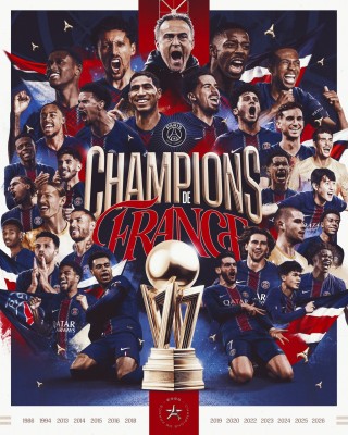 Paris Saint-Germain crowned French league champions