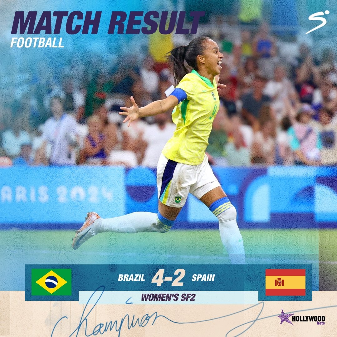 US to face Brazil in Paris 2024 Olympics women's football final /A third  @Olympics  final awaits for Brazil! ???