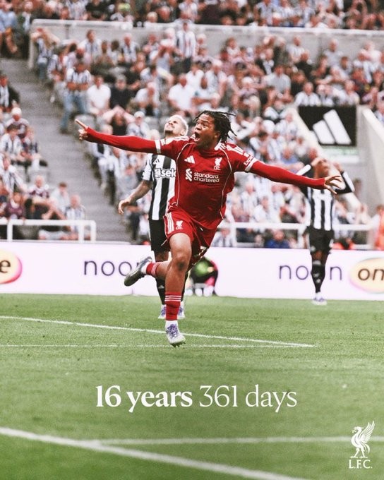 Who is Liverpool's 16-year-old goalscoring hero, Rio Ngumoha?