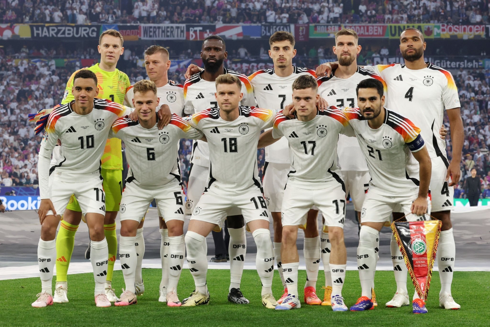 X reacts as Germany batter Scotland in Euro 2024 opener